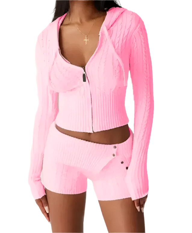 Isabella – Stylisches Gestricktes Damen-Outfit-Set