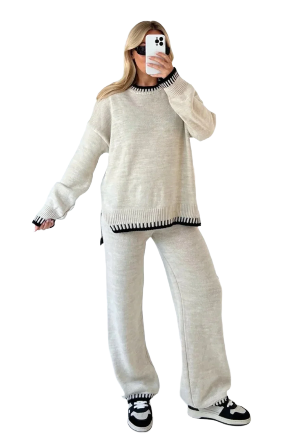 Elena – Elegantes Strick-Loungewear-Set für Damen