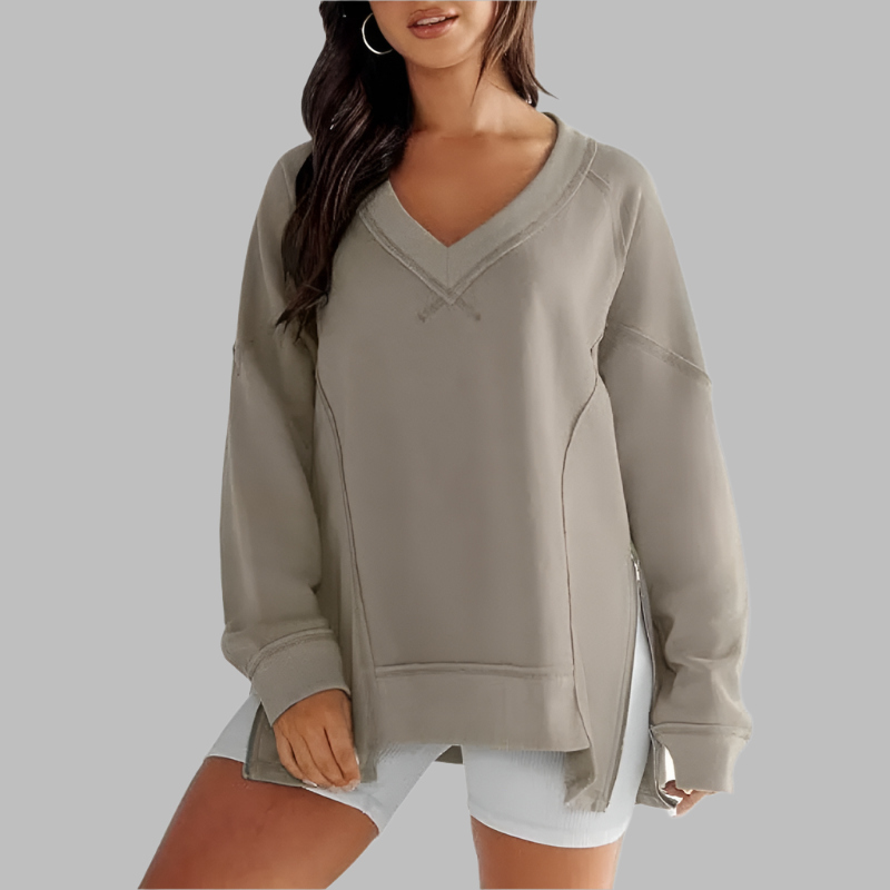 Gisela - Damen Sweatshirt in Übergröße