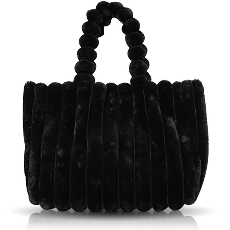 Amelia – Plüschige Damen Schultertasche