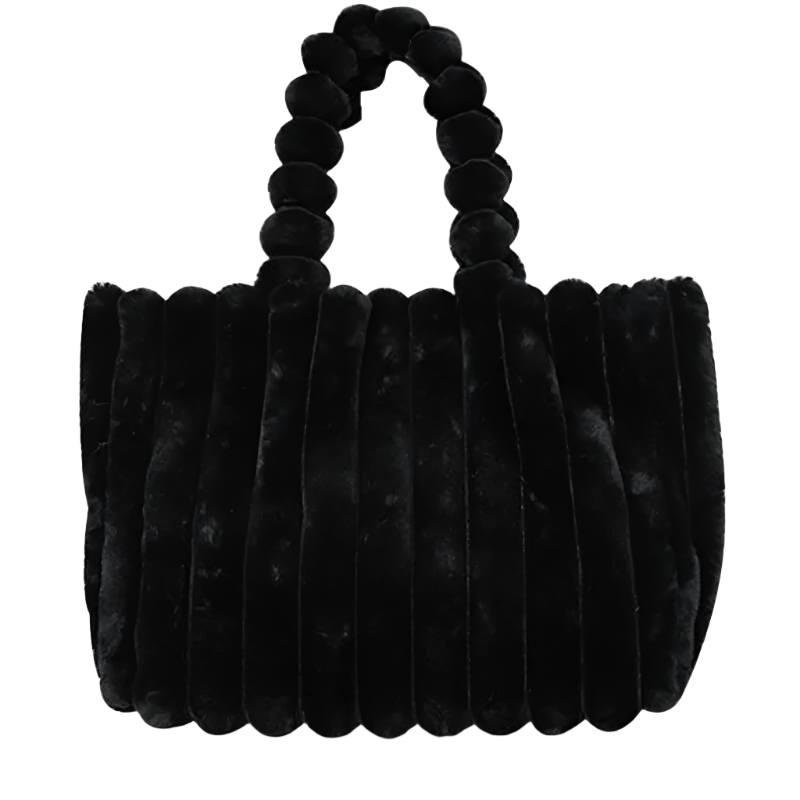 Amelia – Plüschige Damen Schultertasche