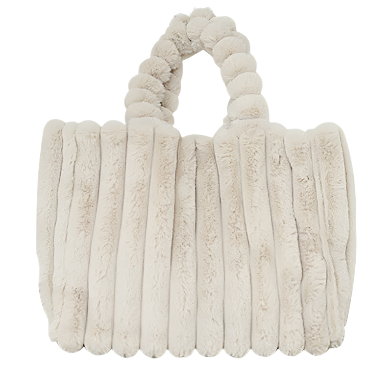 Amelia – Plüschige Damen Schultertasche