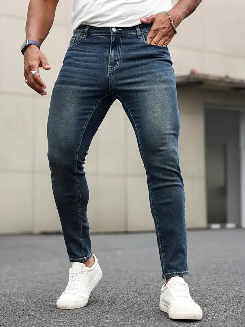 Leo – Slim Fit Herren Jeans mit schmalem Schnitt