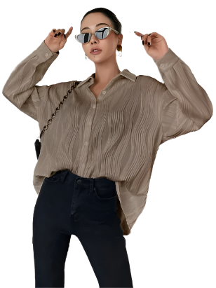 Giulia – Bluse mit Knopfleiste für Damen