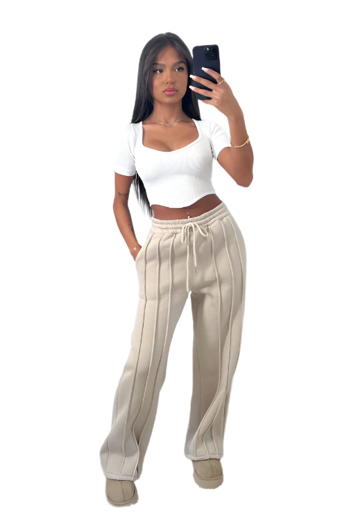 Lucia - Stylische Komfort-Hose mit weitem Bein für Frauen