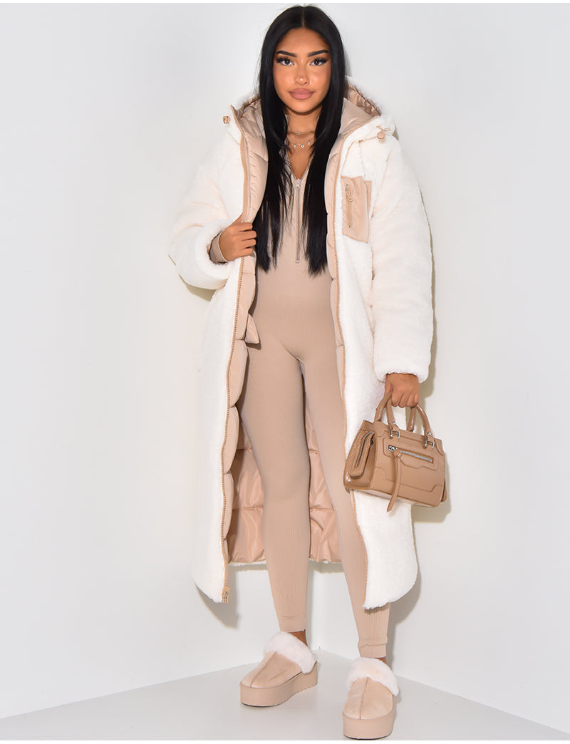 Chiara – Wendbarer Langer Wintermantel für Damen