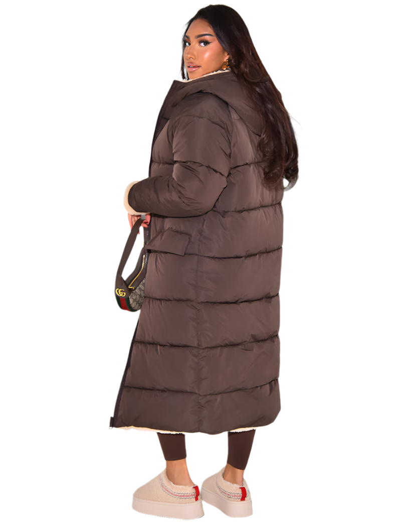 Chiara – Wendbarer Langer Wintermantel für Damen