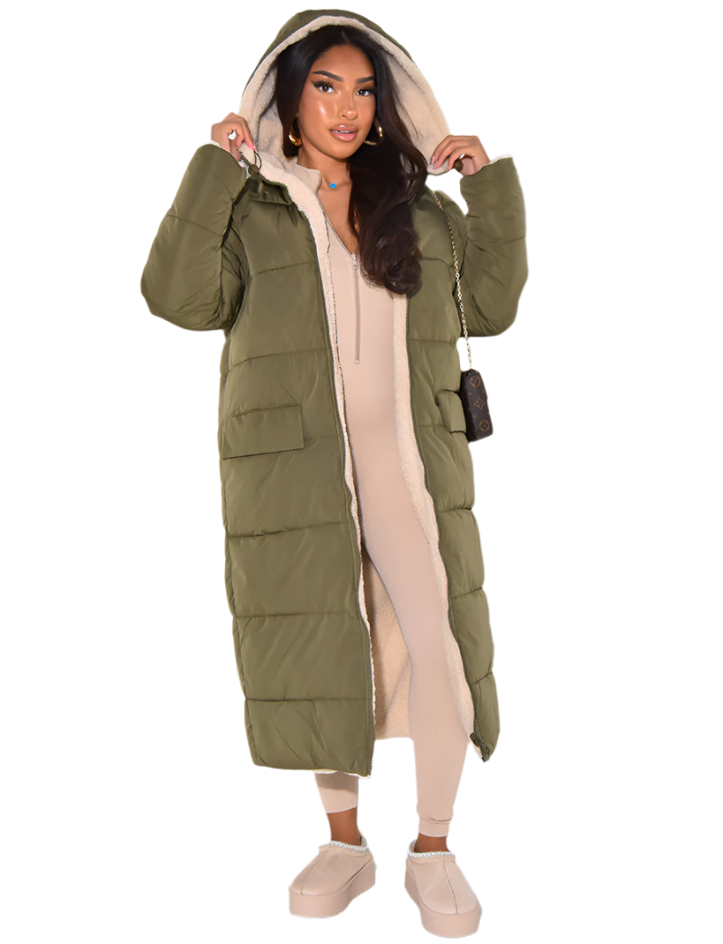 Chiara – Wendbarer Langer Wintermantel für Damen