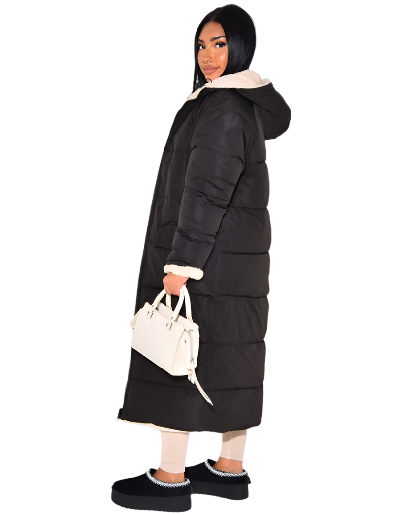 Chiara – Wendbarer Langer Wintermantel für Damen