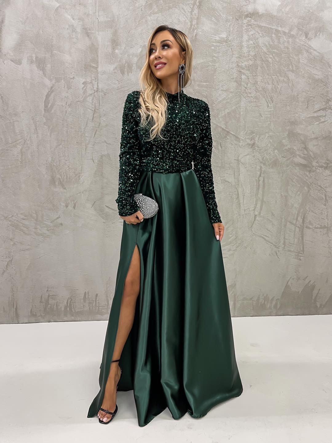 Tyra – Glanzvolle Damenkleid mit Pailletten