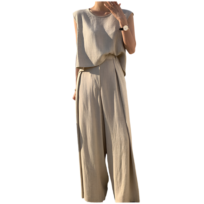 Elena – Elegantes Damen-Leinen-Set