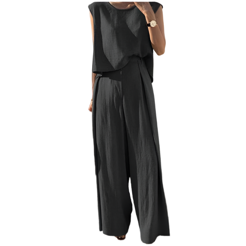 Elena – Elegantes Damen-Leinen-Set