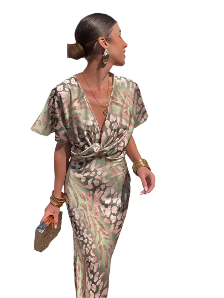 Lucia – Elegantes Satin Damenabendkleid