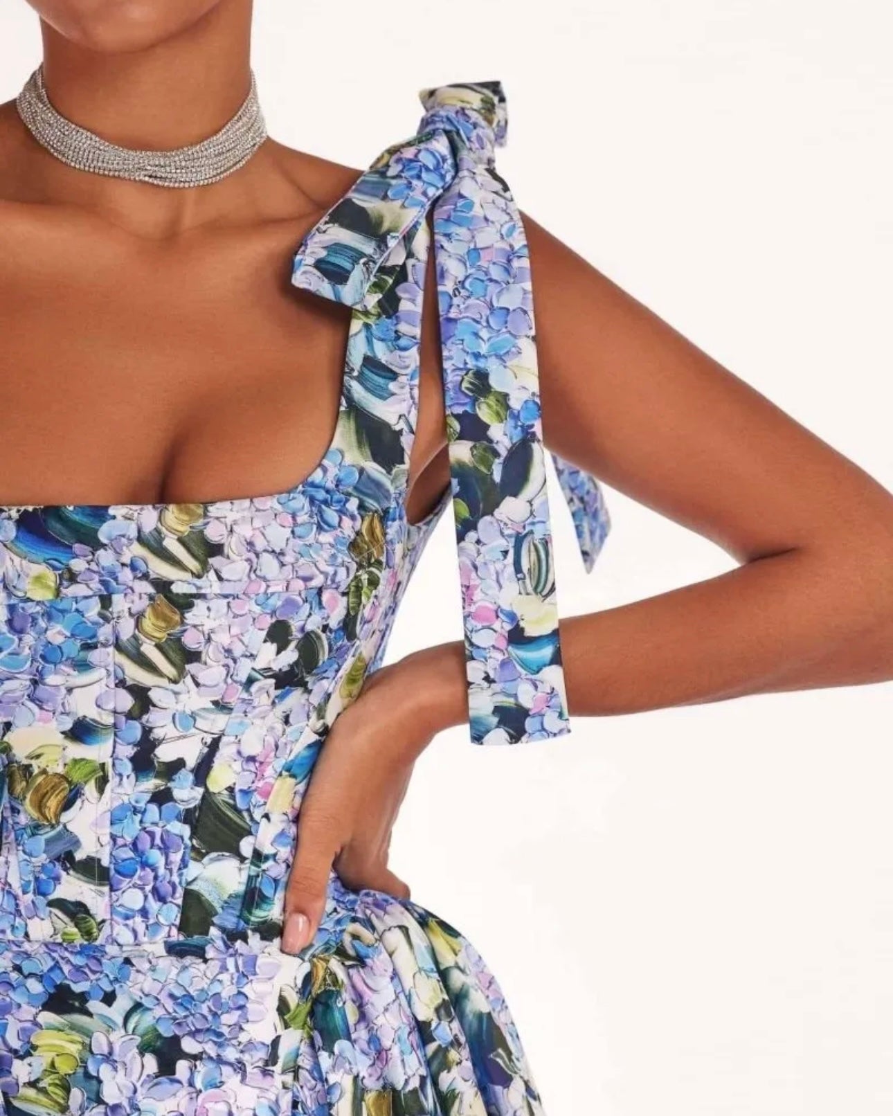 Sophie – Elegantes Ärmelloses Blumenkleid für Frauen