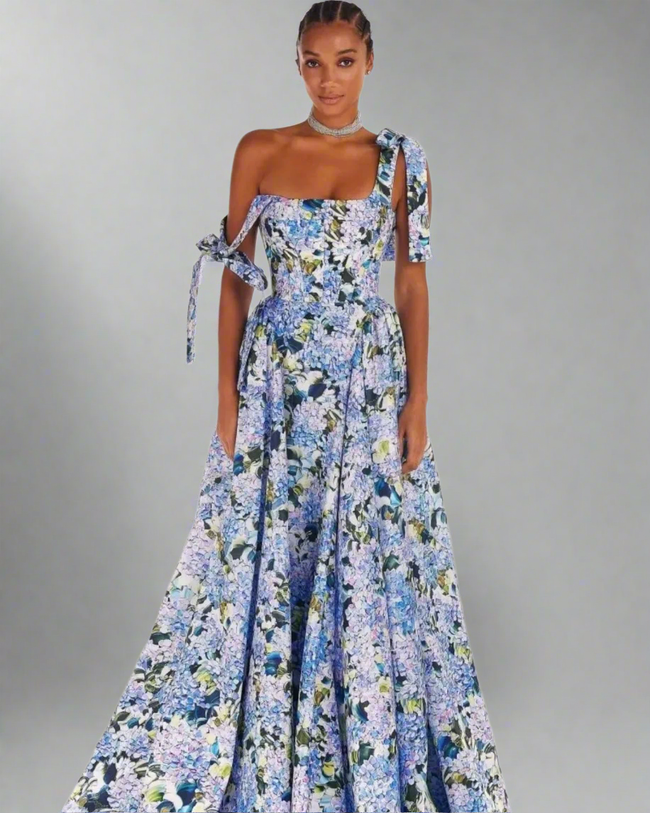 Sophie – Elegantes Ärmelloses Blumenkleid für Frauen