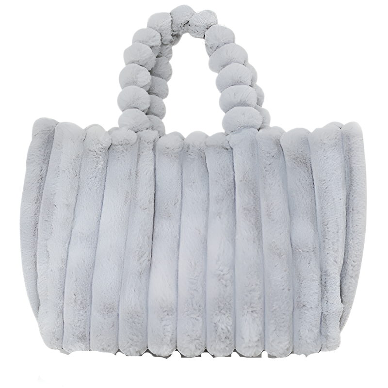 Amelia – Plüschige Damen Schultertasche