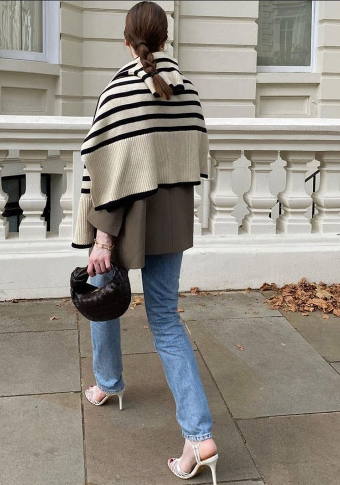 Élise – Bequemer Damen-Pullover mit Streifen