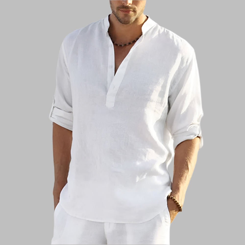 Matteo – Vielseitiges Herren-Leinenhemd