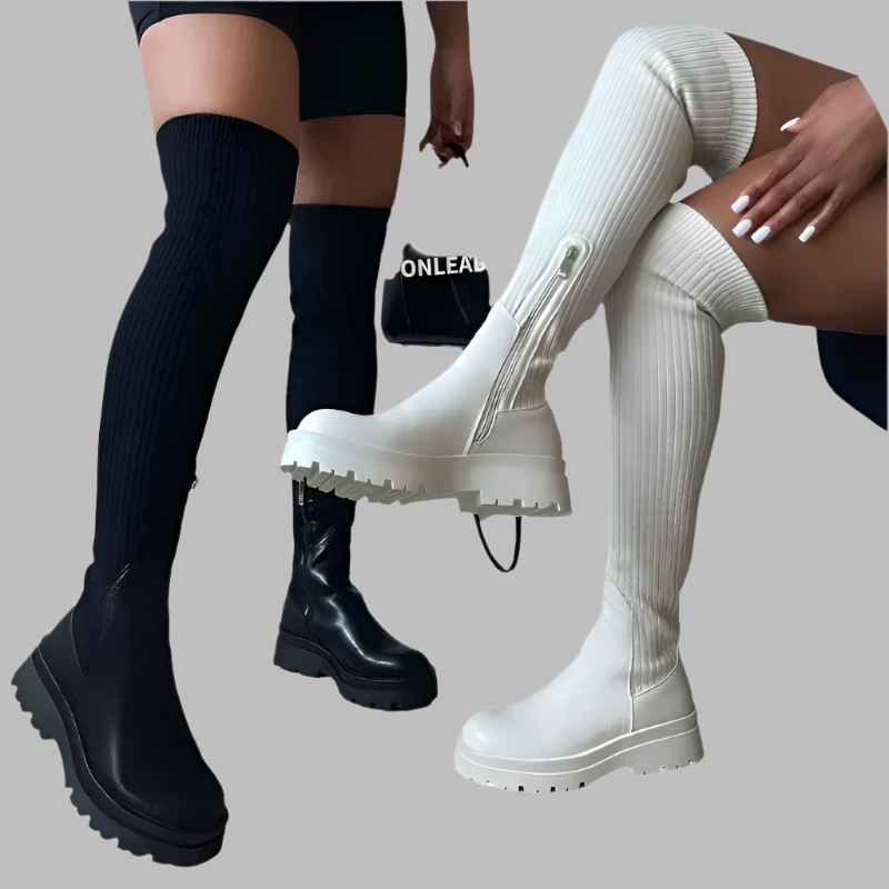Rainah – Hohe Stretch-Stiefel für Mädchen