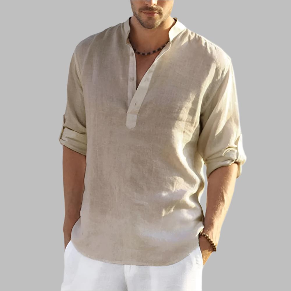 Matteo – Vielseitiges Herren-Leinenhemd