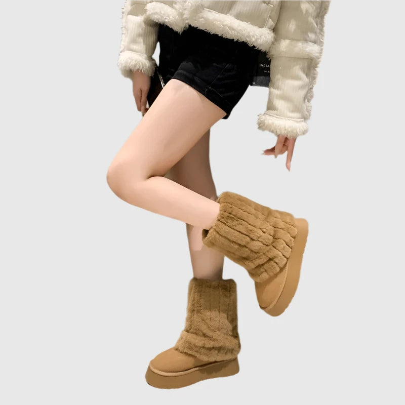 Francesca – Klassische Damen-Cordstiefel für Frauen