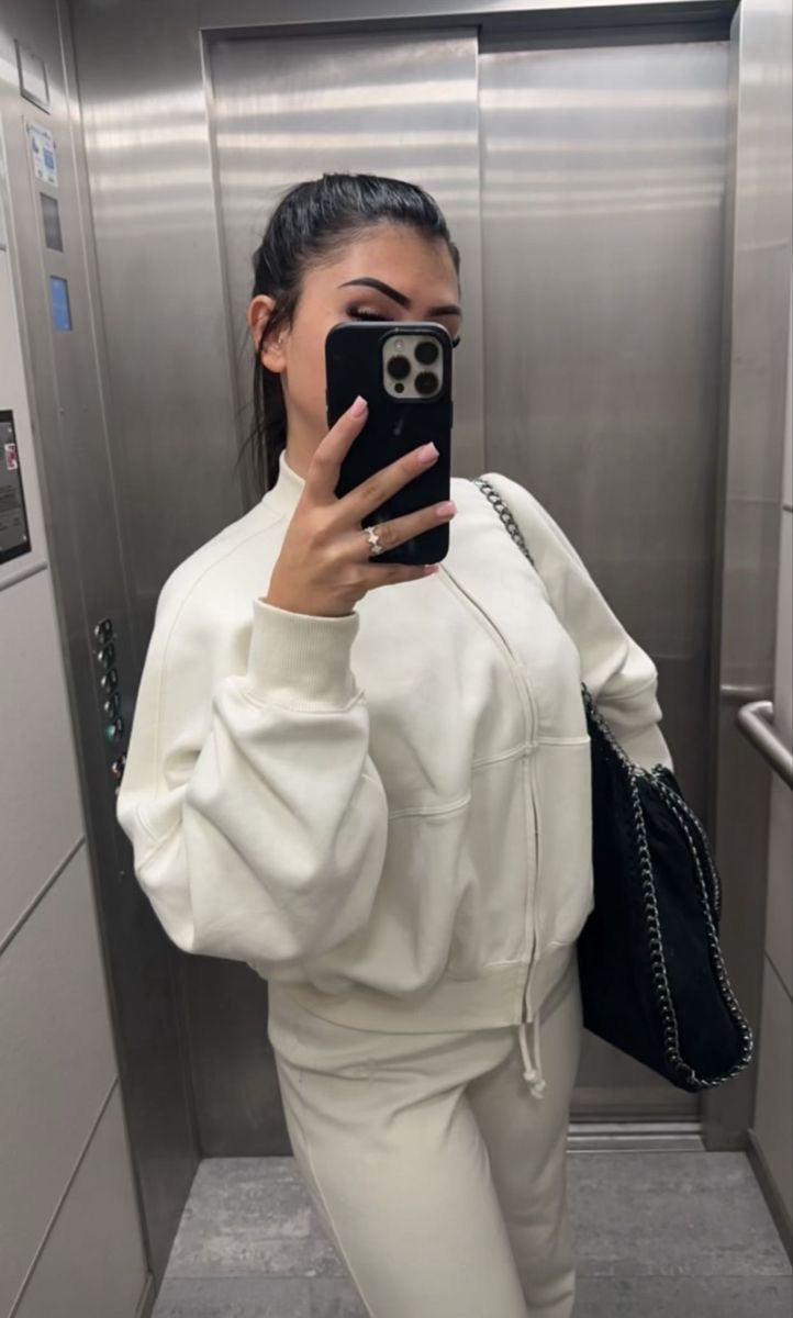 Isabella – Plüschiger Sherpa Damen Trainingsanzug