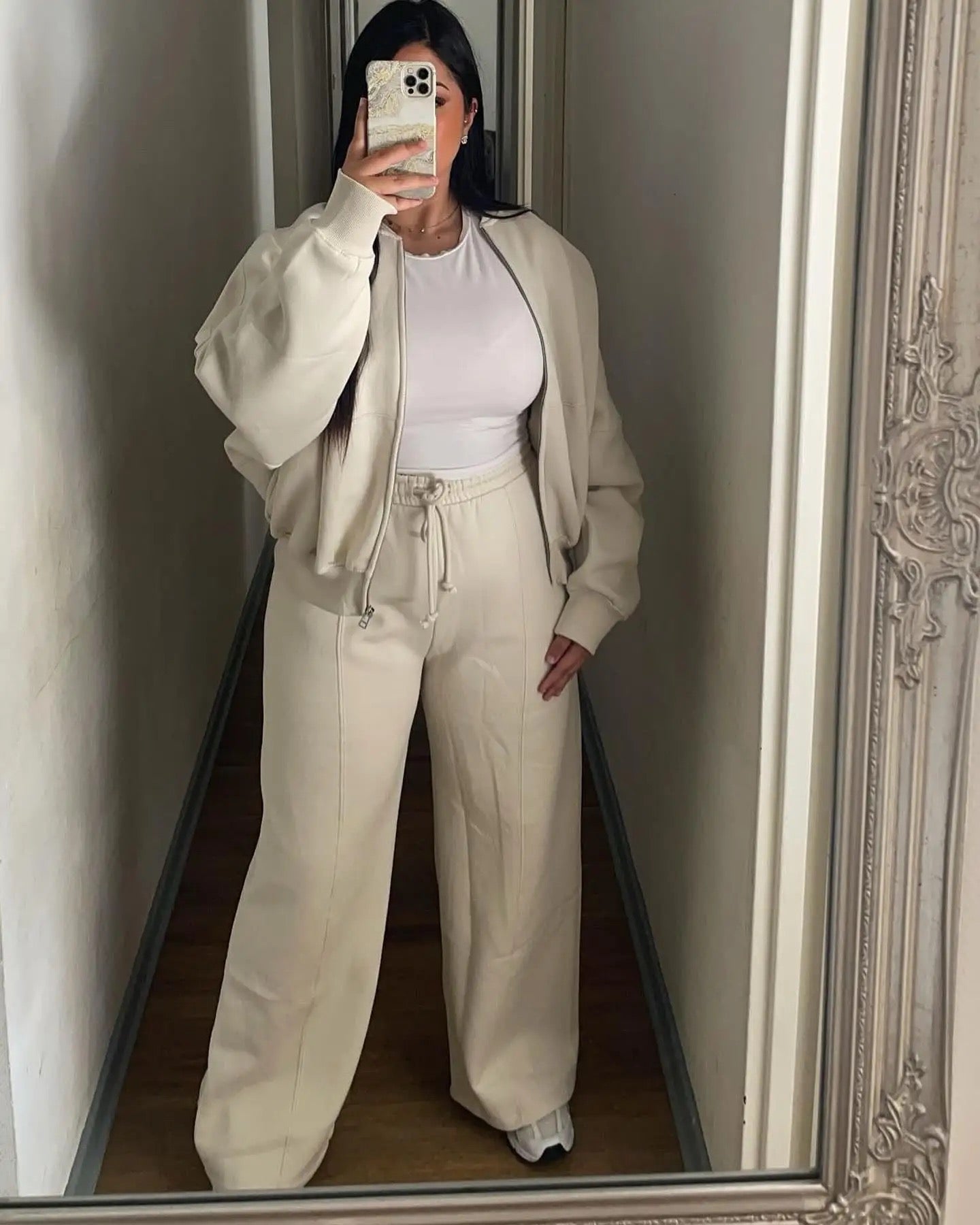 Isabella – Plüschiger Sherpa Damen Trainingsanzug