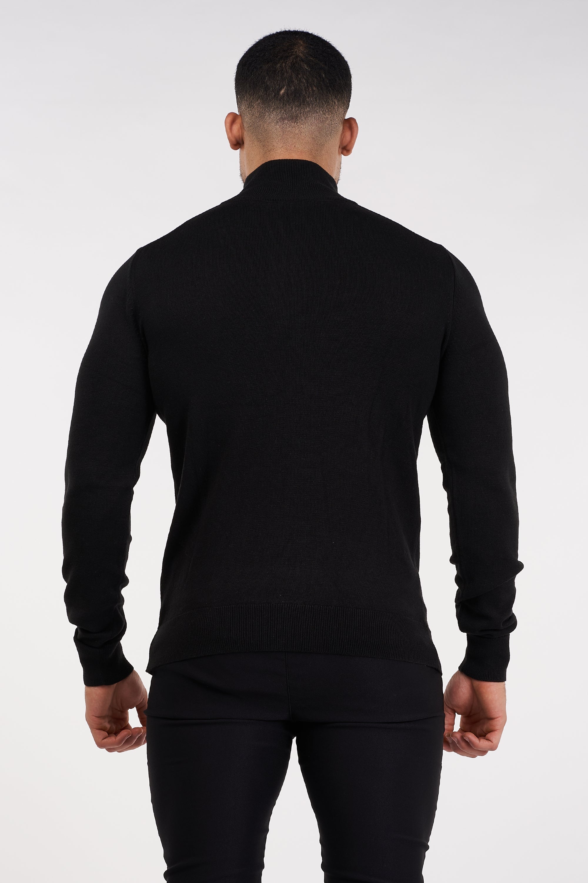 Matteo – Herren-Halbreißverschluss-Strickpullover