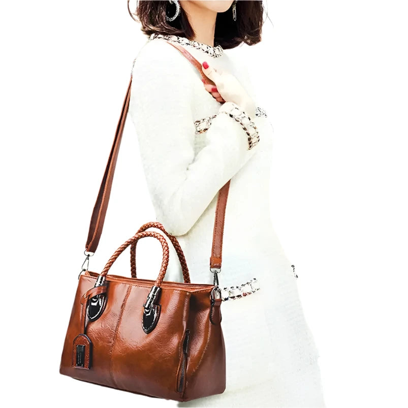 Léonie – Geräumige Ledertasche für stilbewusste Frauen