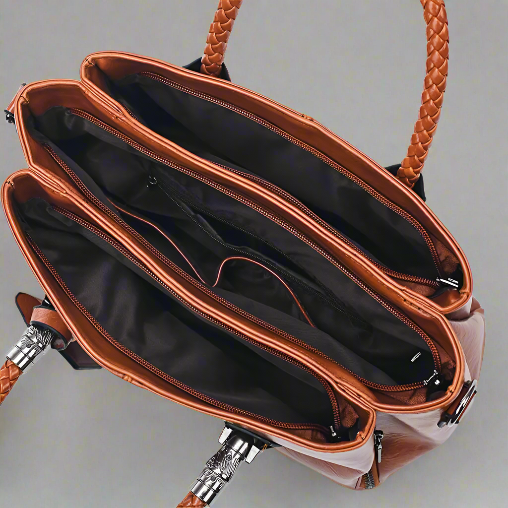 Léonie – Geräumige Ledertasche für stilbewusste Frauen