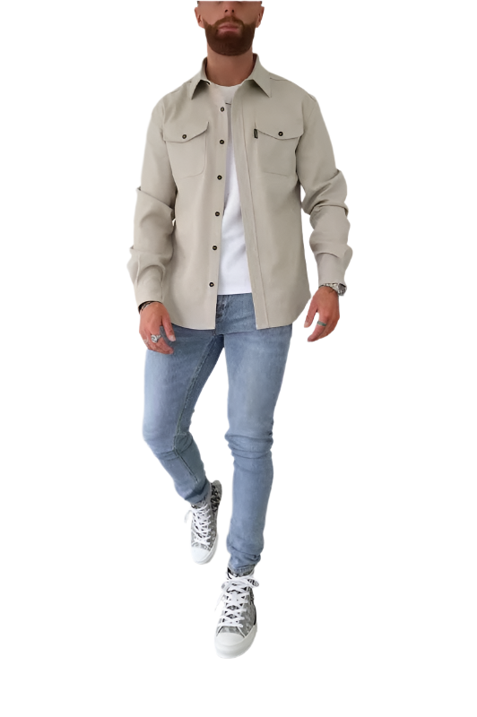 Giovanni – Hofmann Hemdjacke mit Knopfleiste für Herren