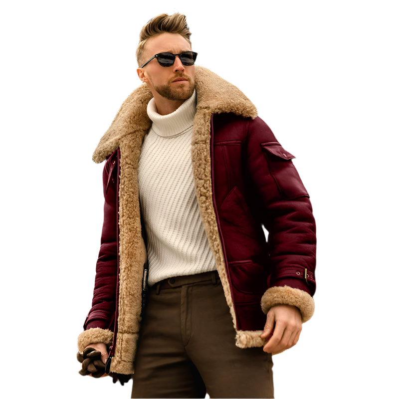 Lorenzo – Eleganter Winter-Waffeljacke für Männer