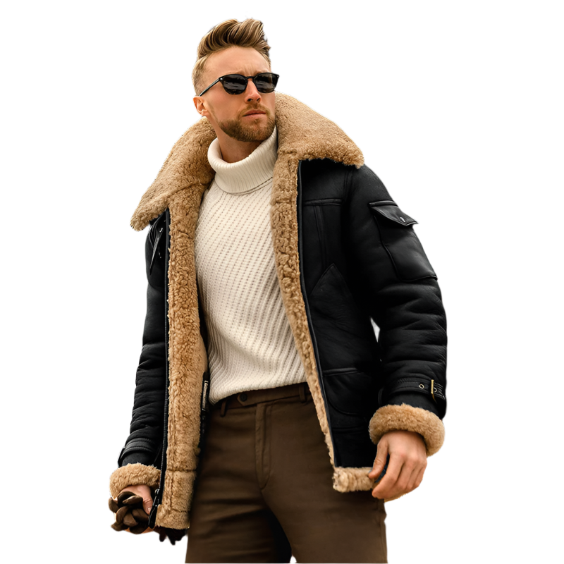 Lorenzo – Eleganter Winter-Waffeljacke für Männer