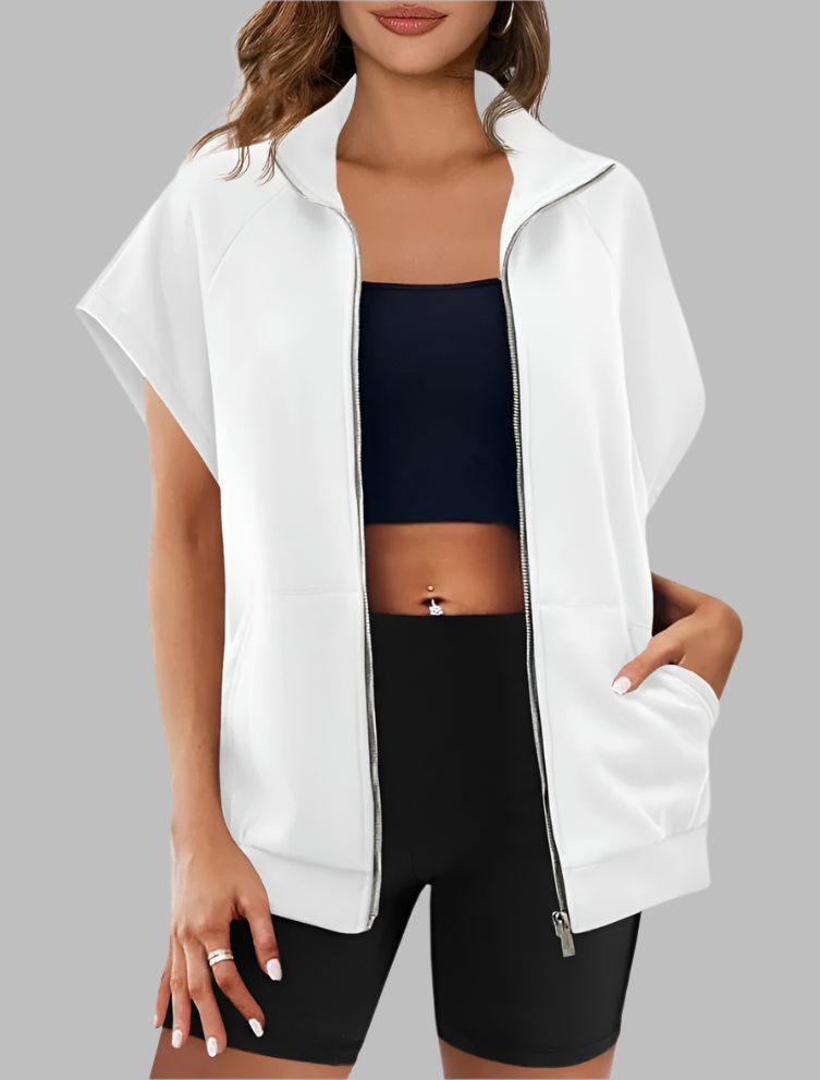 Isabella – Bequeme Trainingsweste mit Reißverschluss für Damen