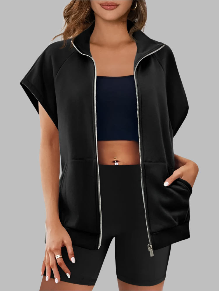 Isabella – Bequeme Trainingsweste mit Reißverschluss für Damen