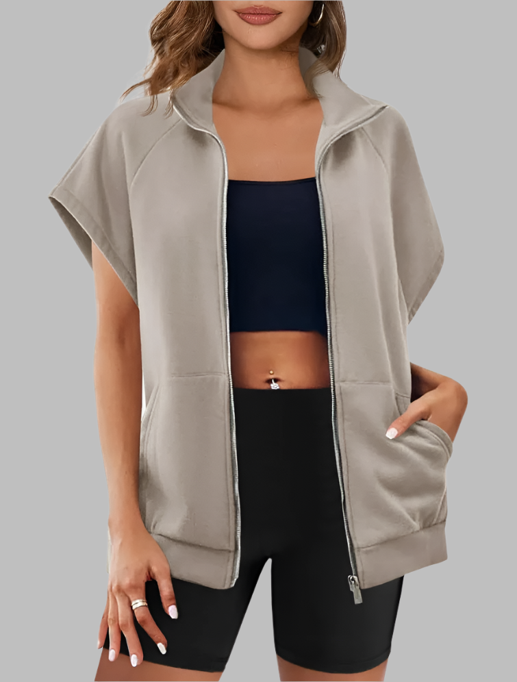 Isabella – Bequeme Trainingsweste mit Reißverschluss für Damen