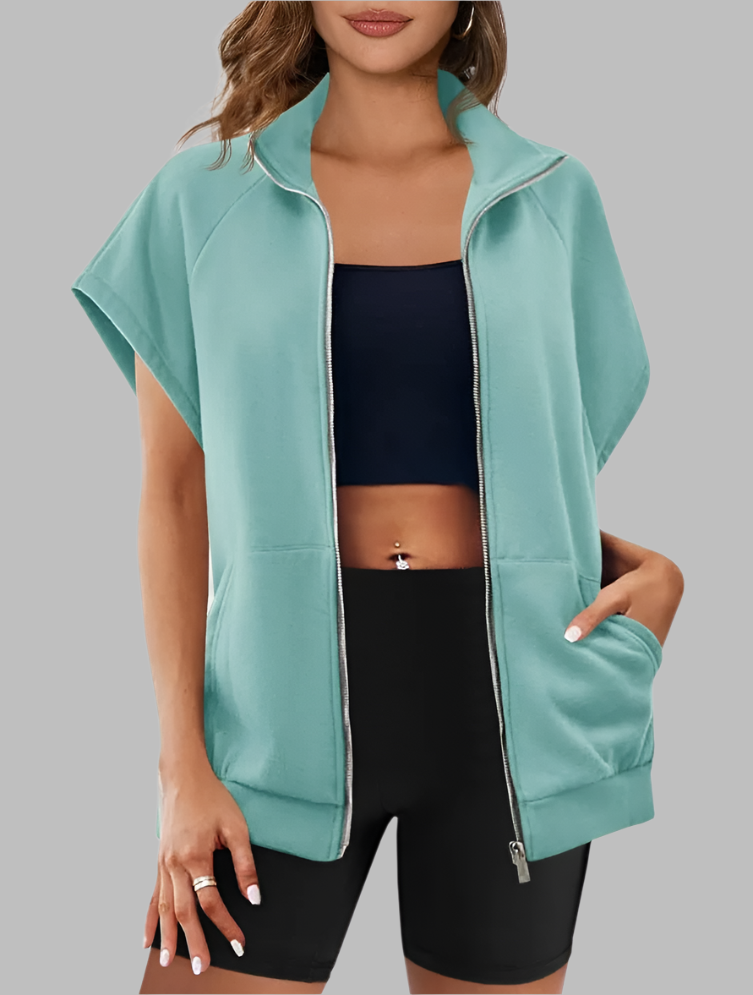 Isabella – Bequeme Trainingsweste mit Reißverschluss für Damen