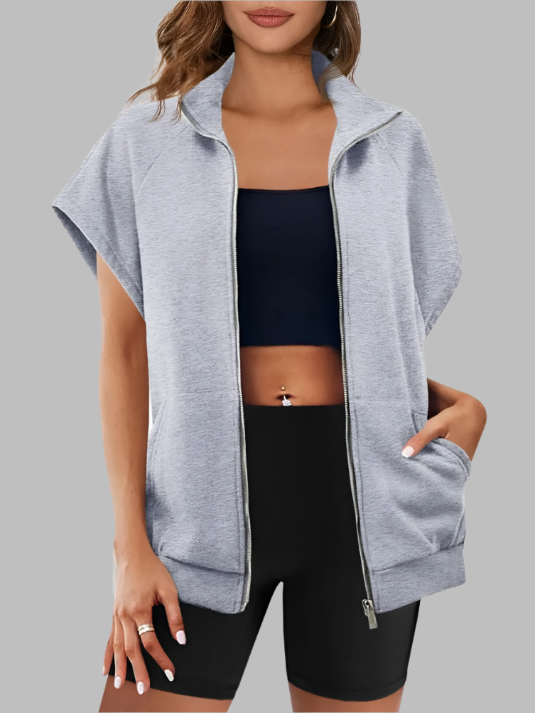 Isabella – Bequeme Trainingsweste mit Reißverschluss für Damen