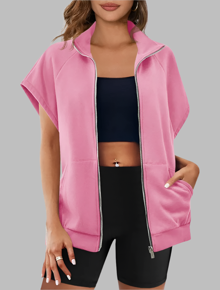 Isabella – Bequeme Trainingsweste mit Reißverschluss für Damen