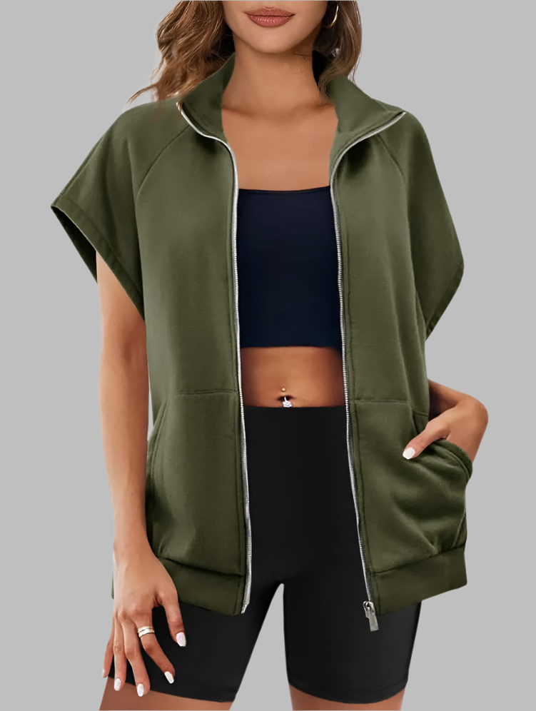 Isabella – Bequeme Trainingsweste mit Reißverschluss für Damen