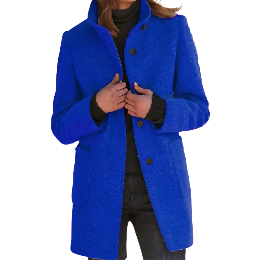 Isabella – Eleganter Wollmisch-Mantel für Damen