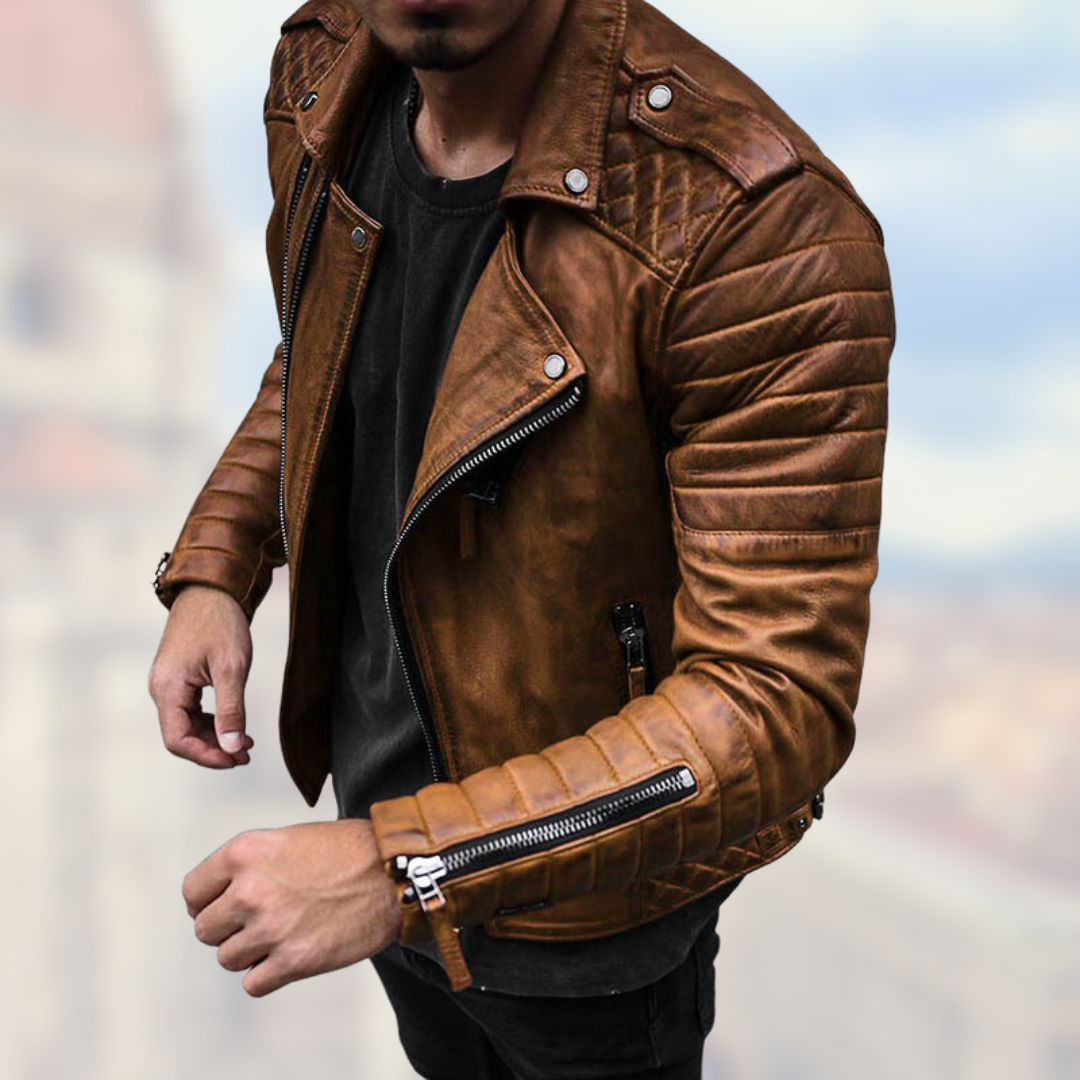 Antonio – Klassische Herren Lederjacke, Vielseitiger Stil für den Alltag