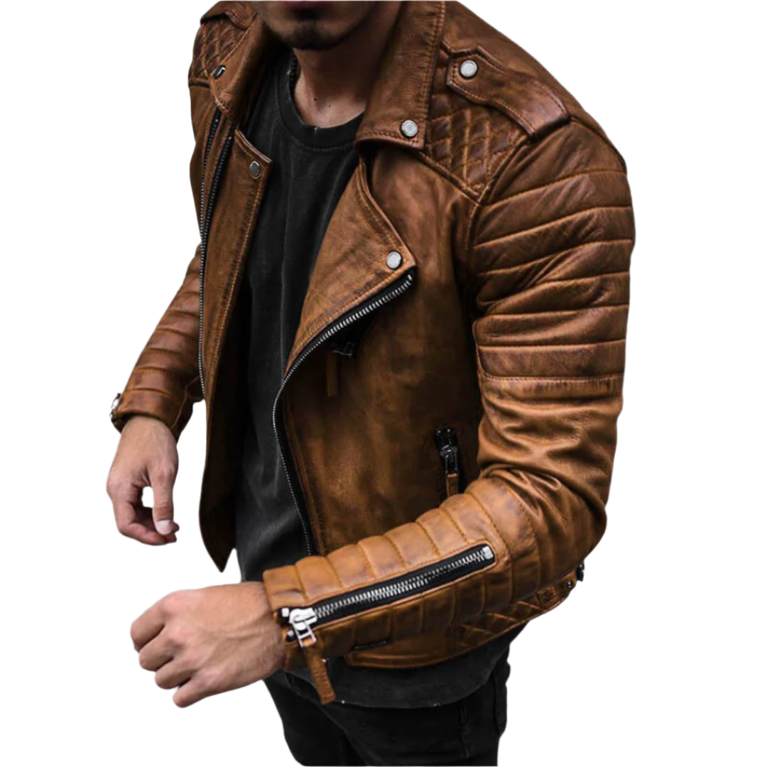 Antonio – Klassische Herren Lederjacke, Vielseitiger Stil für den Alltag