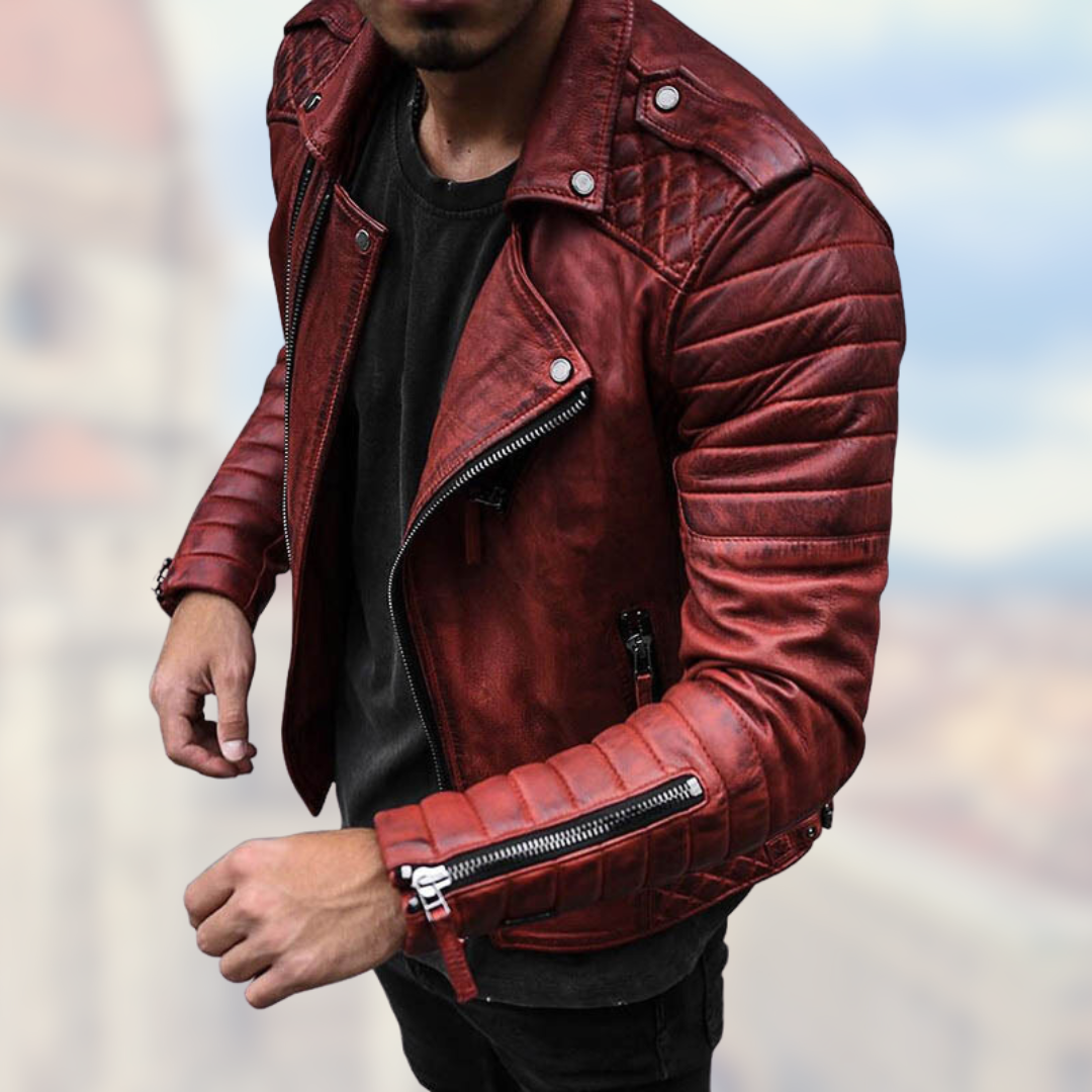 Antonio – Klassische Herren Lederjacke, Vielseitiger Stil für den Alltag