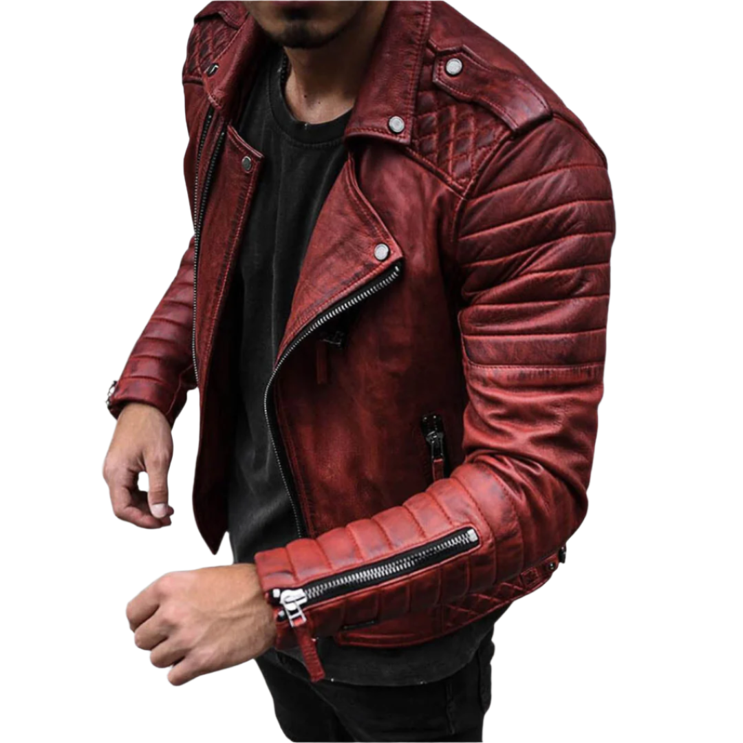 Antonio – Klassische Herren Lederjacke, Vielseitiger Stil für den Alltag