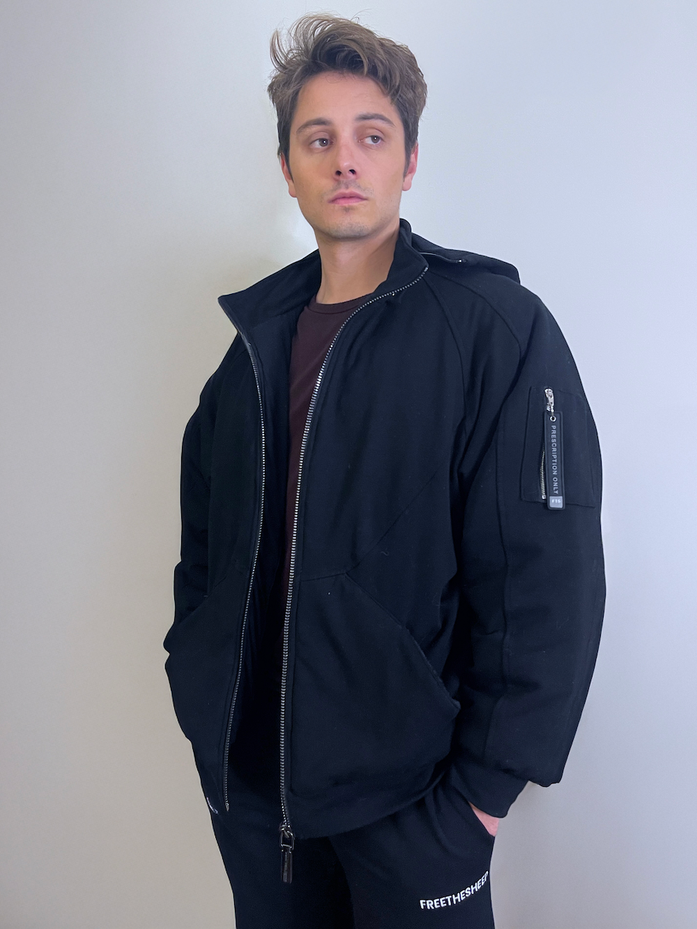 Luca – Prescription Convertible Bomber Hoodie (Unisex)