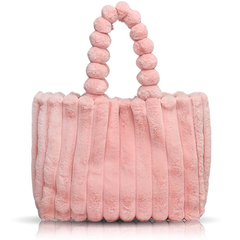 Amelia – Plüschige Damen Schultertasche