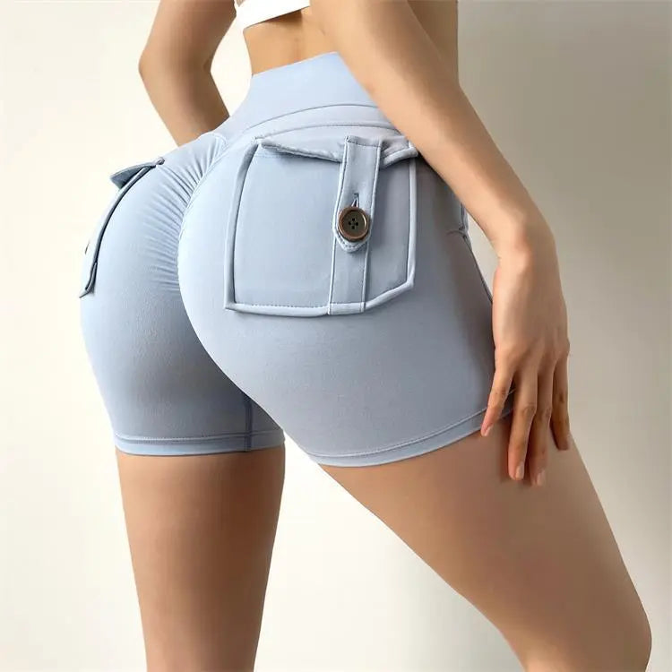 Sofia – Stilvolle Hochbund-Yogashorts für Damen