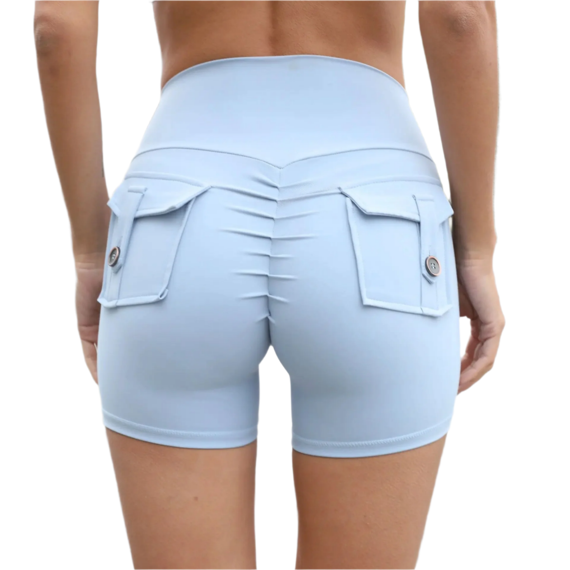 Sofia – Stilvolle Hochbund-Yogashorts für Damen