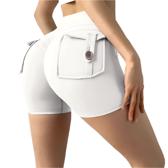 Sofia – Stilvolle Hochbund-Yogashorts für Damen